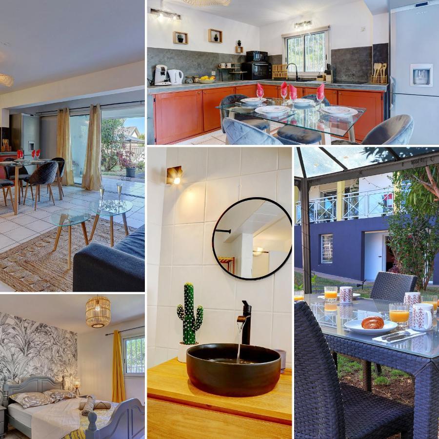 Ferienwohnung Bec Rose - Clim - Wi-Fi - Jardin Saint-Leu Exterior foto